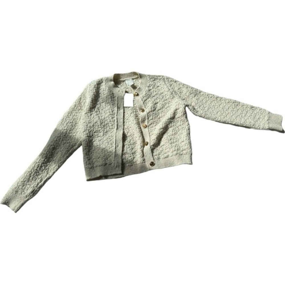 Chic Cream Textured Sweater H&M NWT SIZE SMALL